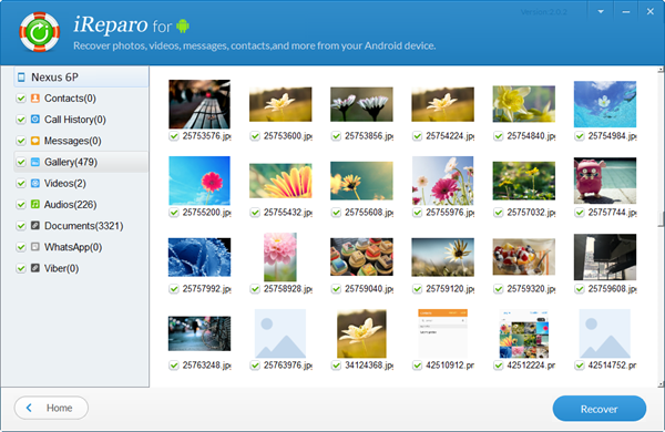 iReparo for Android is your best choice for Nexus data recovery.